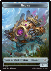 Gnome // Golem (0014) Double-Sided Token [Edge of Eternities Commander Tokens] | Tabernacle Games