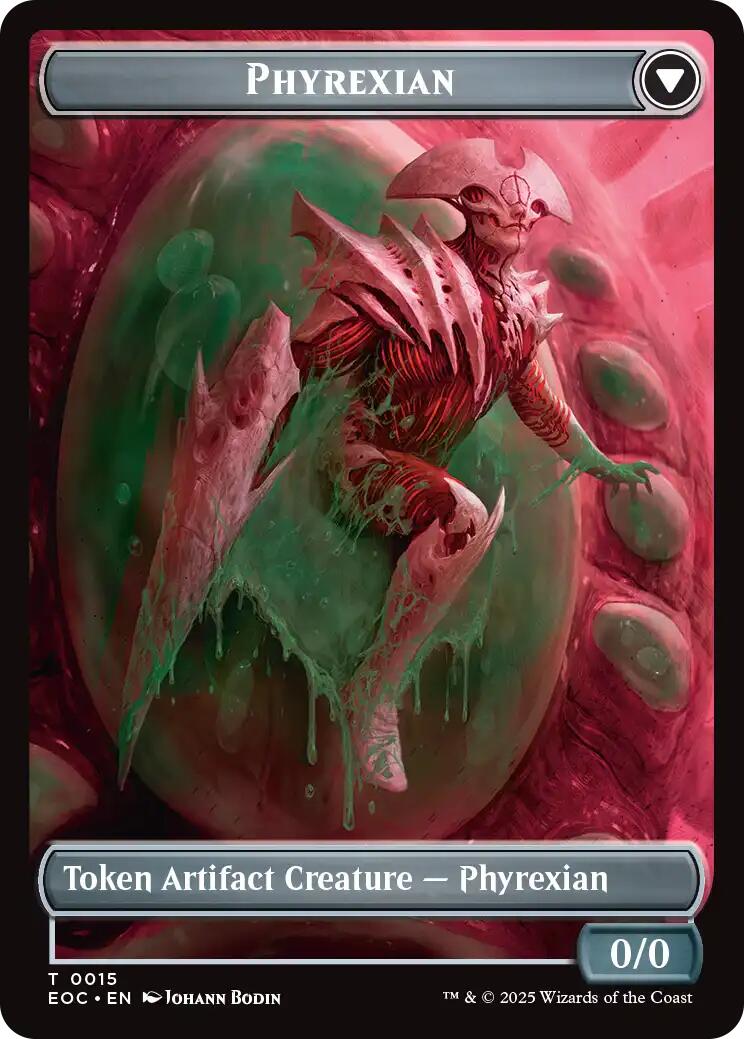 Incubator // Phyrexian Double-Sided Token [Edge of Eternities Commander Tokens] | Tabernacle Games