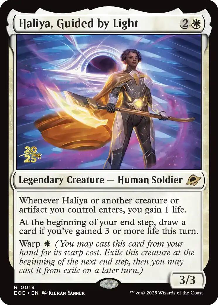 Haliya, Guided by Light [Edge of Eternities Prerelease Promos] | Tabernacle Games