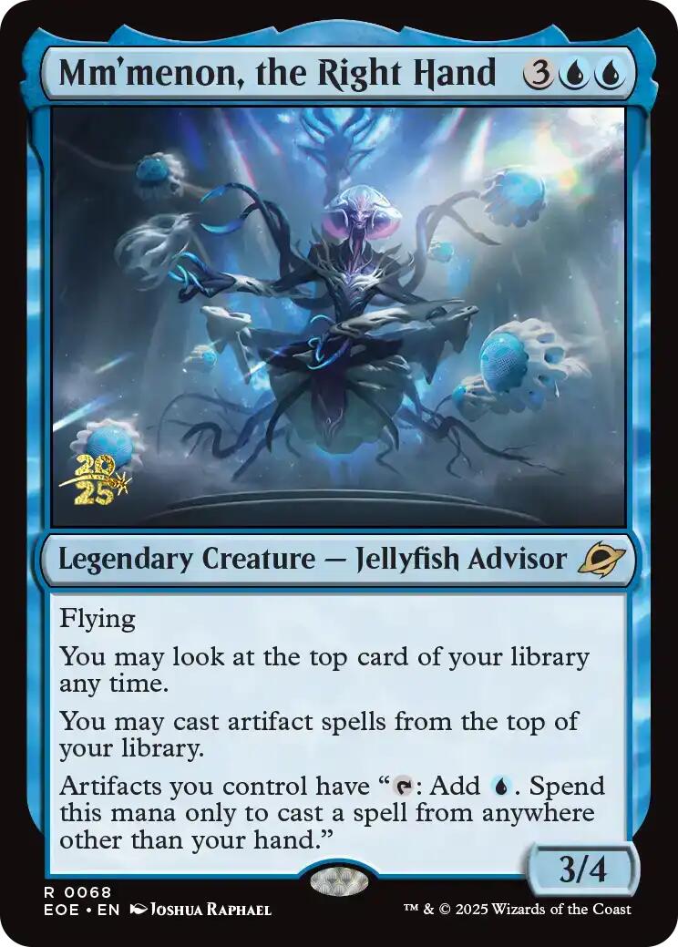 Mm'menon, the Right Hand [Edge of Eternities Prerelease Promos] | Tabernacle Games
