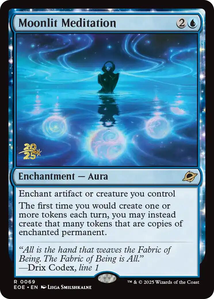 Moonlit Meditation [Edge of Eternities Prerelease Promos] | Tabernacle Games