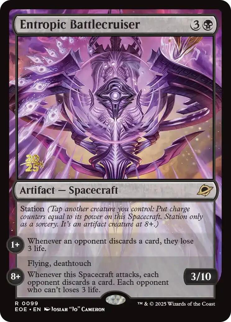 Entropic Battlecruiser [Edge of Eternities Prerelease Promos] | Tabernacle Games