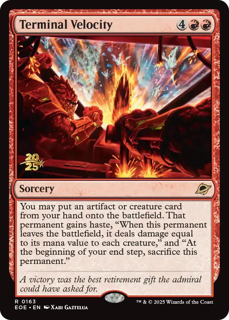 Terminal Velocity [Edge of Eternities Prerelease Promos] | Tabernacle Games