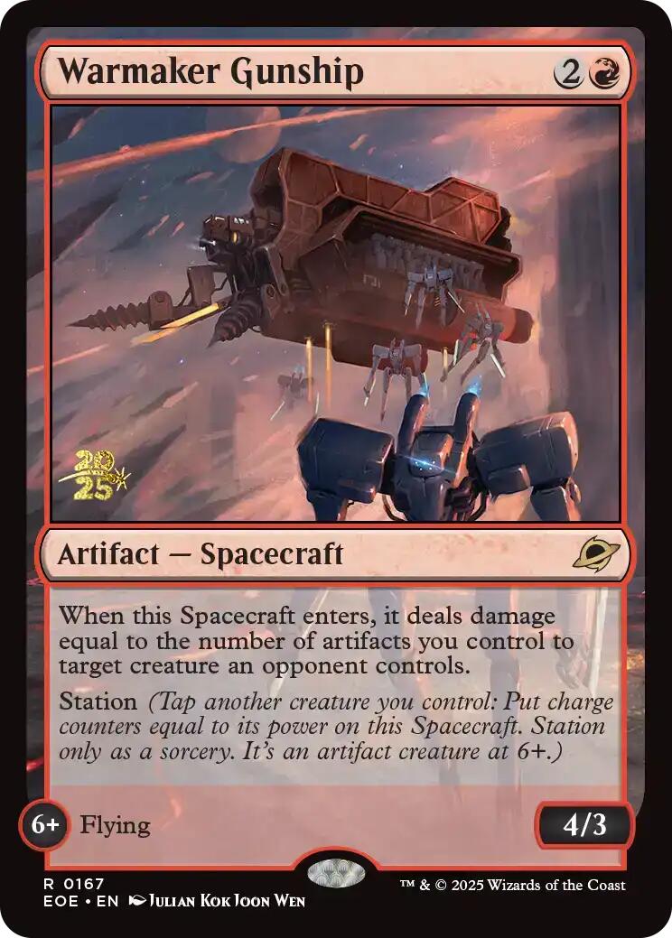 Warmaker Gunship [Edge of Eternities Prerelease Promos] | Tabernacle Games
