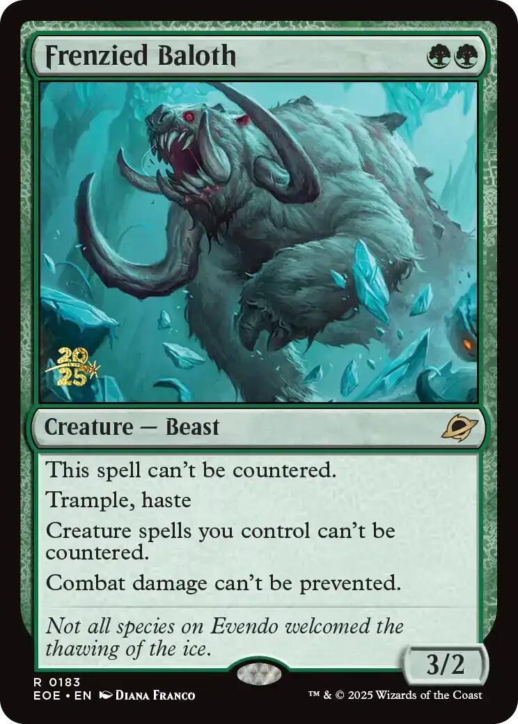 Frenzied Baloth [Edge of Eternities Prerelease Promos] | Tabernacle Games