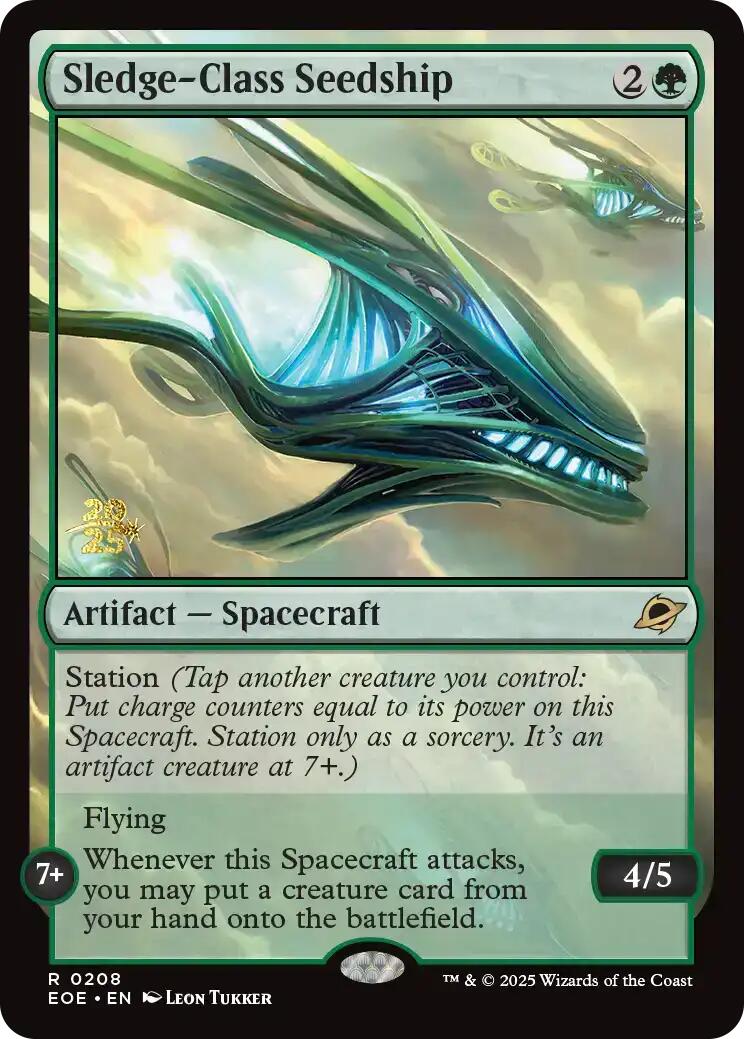 Sledge-Class Seedship [Edge of Eternities Prerelease Promos] | Tabernacle Games