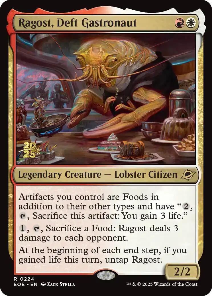 Ragost, Deft Gastronaut [Edge of Eternities Prerelease Promos] | Tabernacle Games