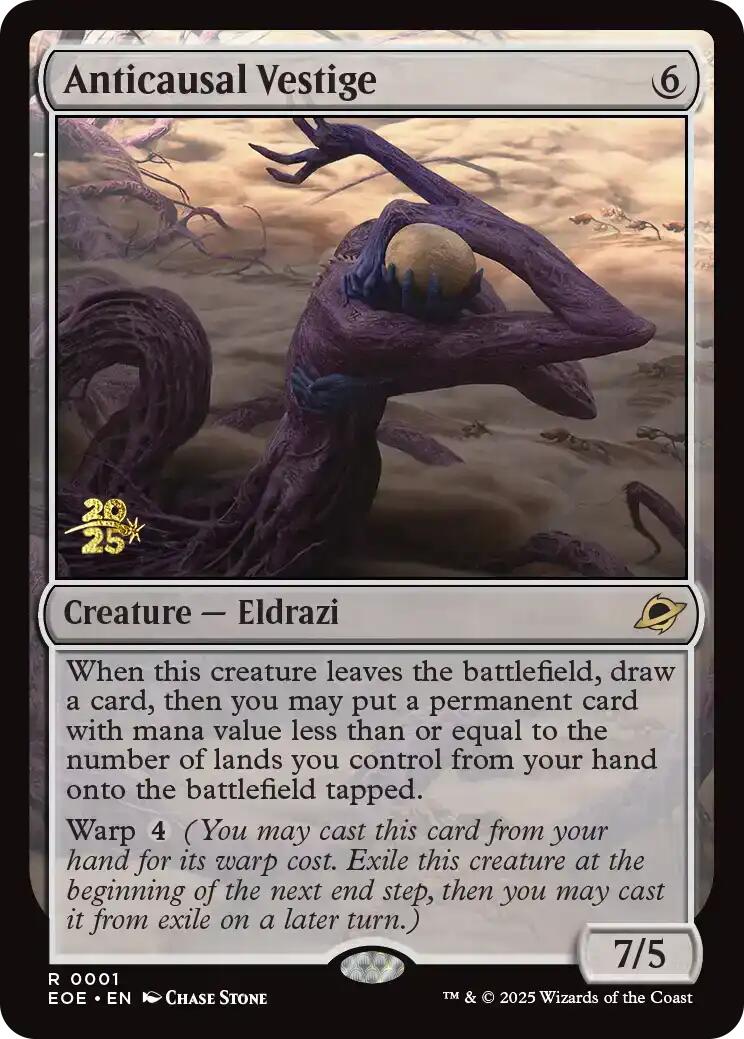 Anticausal Vestige [Edge of Eternities Prerelease Promos] | Tabernacle Games