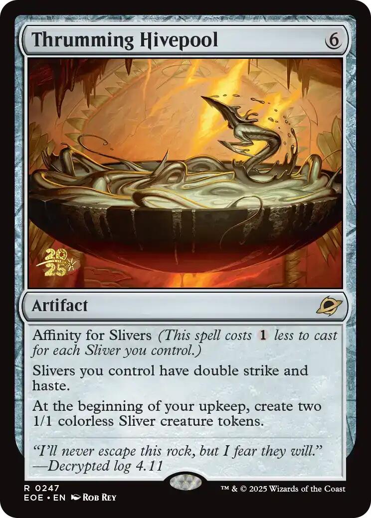 Thrumming Hivepool [Edge of Eternities Prerelease Promos] | Tabernacle Games