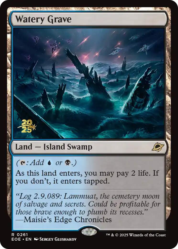 Watery Grave [Edge of Eternities Prerelease Promos] | Tabernacle Games