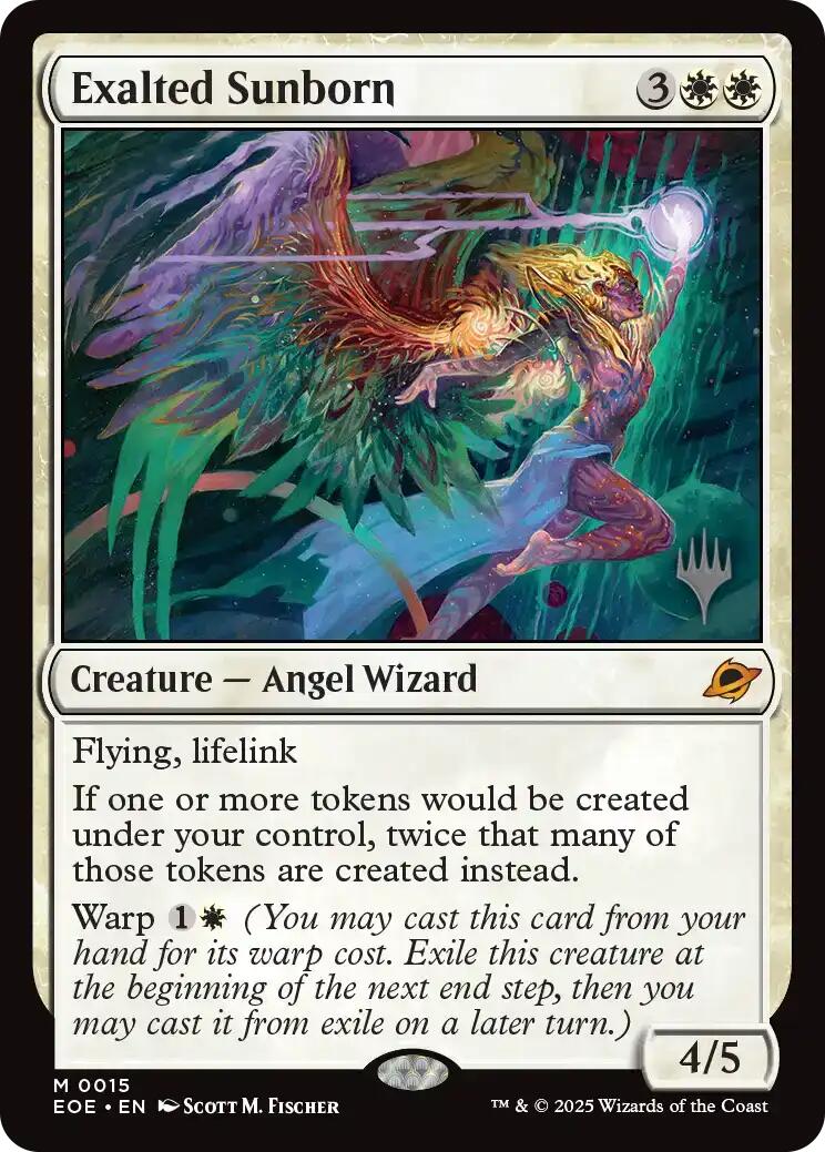 Exalted Sunborn [Edge of Eternities Promo Pack] | Tabernacle Games