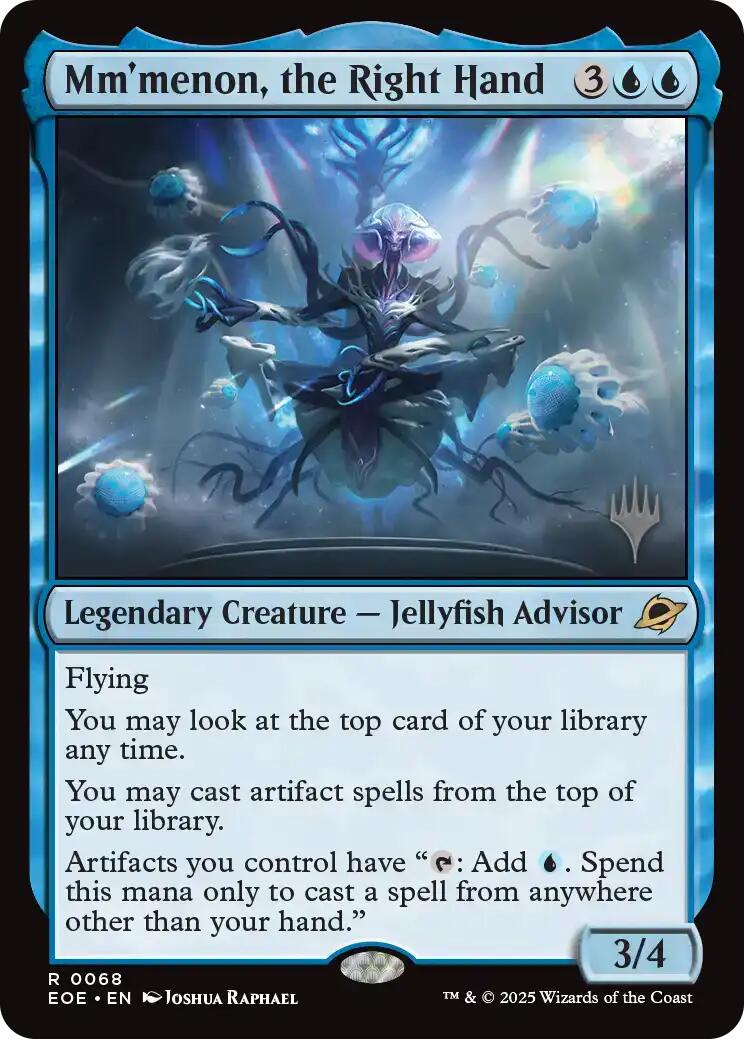 Mm'menon, the Right Hand [Edge of Eternities Promo Pack] | Tabernacle Games