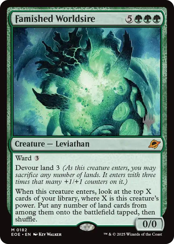 Famished Worldsire [Edge of Eternities Promo Pack] | Tabernacle Games