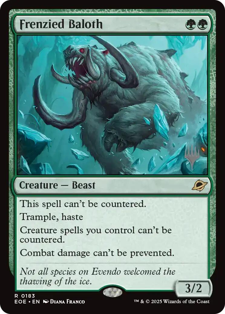 Frenzied Baloth [Edge of Eternities Promo Pack] | Tabernacle Games