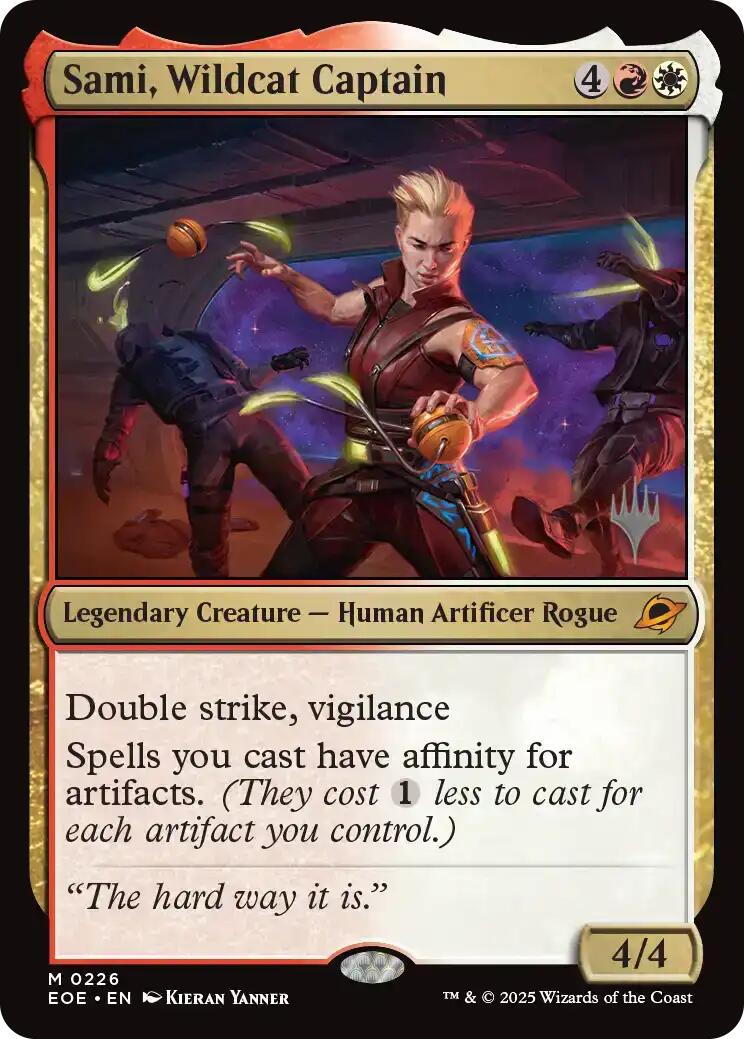 Sami, Wildcat Captain (Promo Pack) [Edge of Eternities Promo Pack] | Tabernacle Games