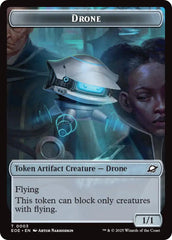 Drone // Lander (0006) Doubled-Sided Token [Edge of Eternities Tokens] | Tabernacle Games