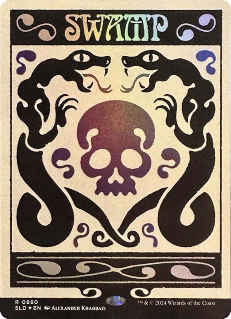 Swamp (0890) (Rainbow Foil) [Secret Lair Drop Series] | Tabernacle Games