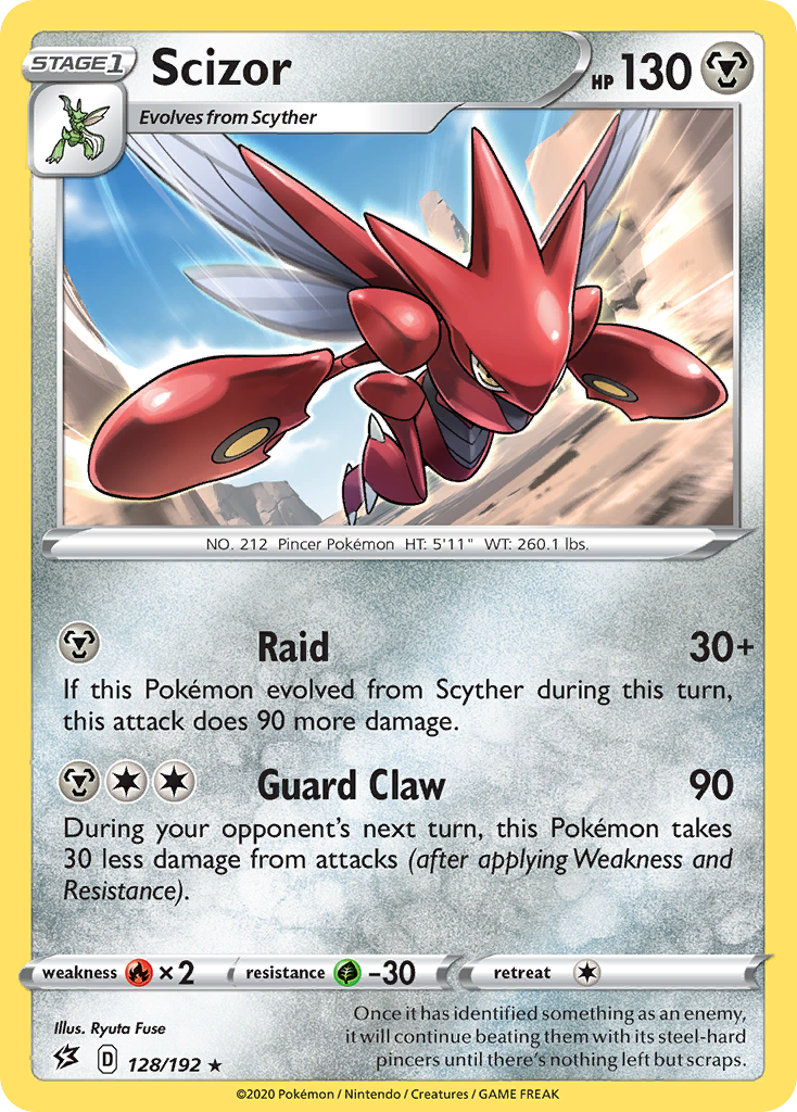 Scizor (128/192) [Sword & Shield: Rebel Clash] | Tabernacle Games