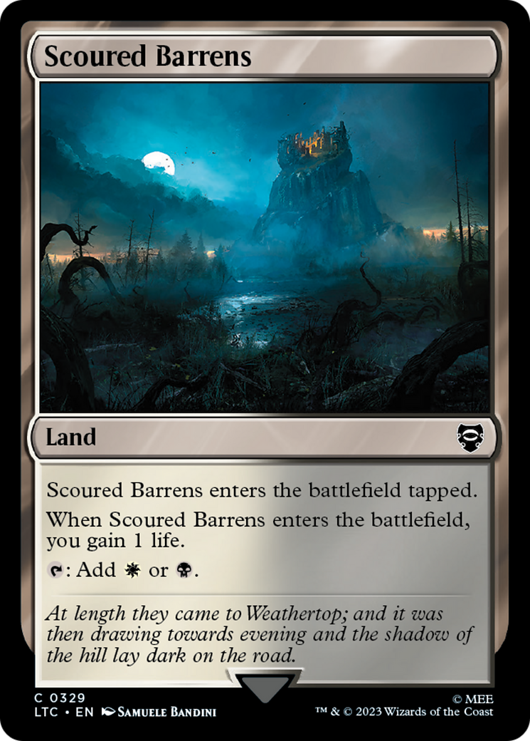 Scoured Barrens [The Lord of the Rings: Tales of Middle-Earth Commander] | Tabernacle Games