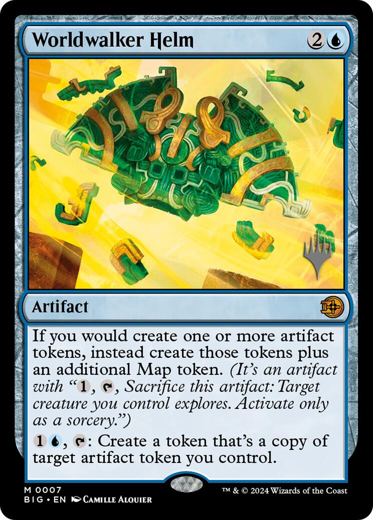 Worldwalker Helm [Edge of Eternities Promo Pack] | Tabernacle Games