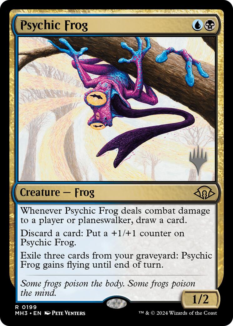 Psychic Frog [Edge of Eternities Promo Pack] | Tabernacle Games