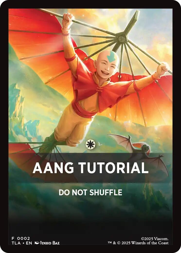 Aang Tutorial Theme Card [Avatar: The Last Airbender Tokens] | Tabernacle Games