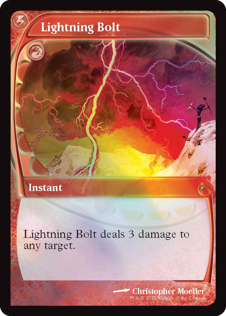 Lightning Bolt (Retro Frame) [MagicFest 2024] | Tabernacle Games