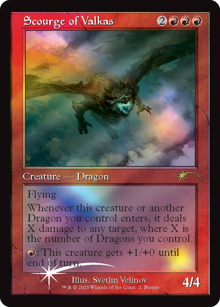 Scourge of Valkas (Retro Frame) [MagicFest 2024] | Tabernacle Games