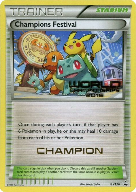 Champions Festival (XY176) (2016 Champion) [XY: Black Star Promos] | Tabernacle Games