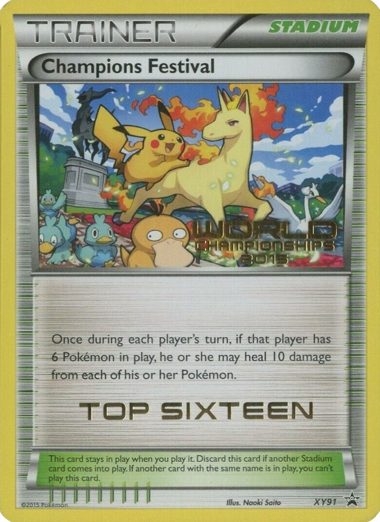 Champions Festival (XY91) (2015 Top Sixteen) [XY: Black Star Promos] | Tabernacle Games