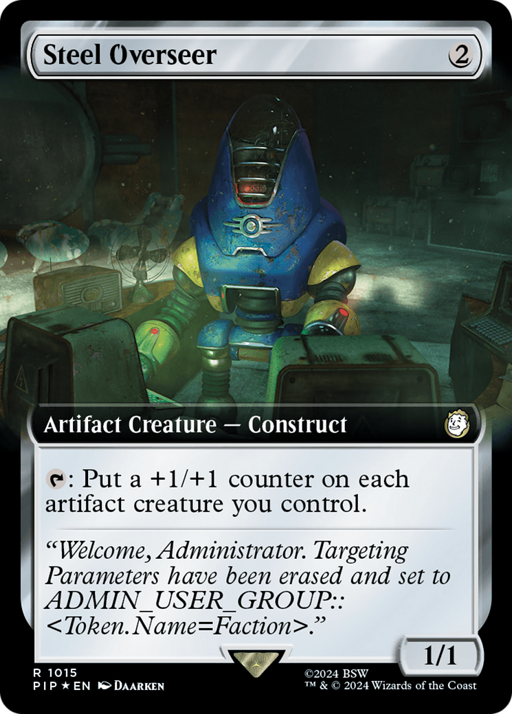 Steel Overseer (Extended Art) (Surge Foil) [Fallout] | Tabernacle Games