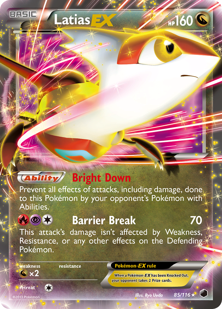 Latias EX (85/116) [Black & White: Plasma Freeze] | Tabernacle Games