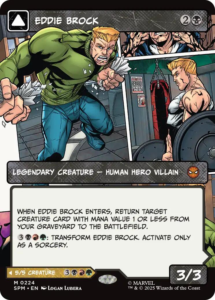 Eddie Brock (0224) (Borderless) [Marvel's Spider-Man] | Tabernacle Games