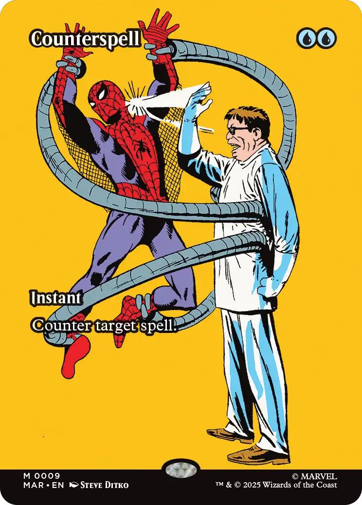 Counterspell (Borderless) [Marvel's Spider-Man: Eternal-Legal] | Tabernacle Games