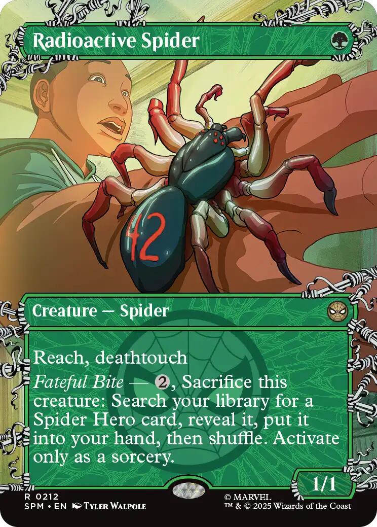 Radioactive Spider (Borderless) [Marvel's Spider-Man] | Tabernacle Games