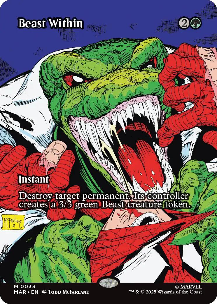 Beast Within (Borderless) [Marvel's Spider-Man: Eternal-Legal] | Tabernacle Games