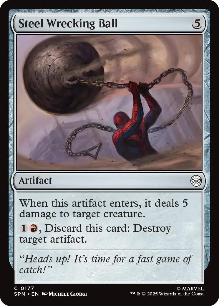 Steel Wrecking Ball [Marvel's Spider-Man] | Tabernacle Games