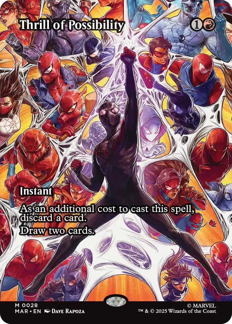 Thrill of Possibility (Borderless) [Marvel's Spider-Man: Eternal-Legal] | Tabernacle Games