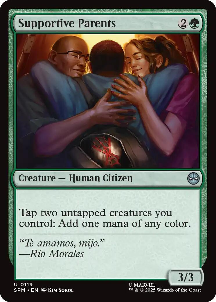 Supportive Parents [Marvel's Spider-Man] | Tabernacle Games