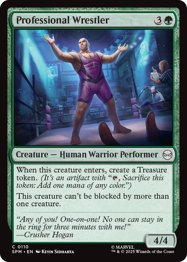 Professional Wrestler [Marvel's Spider-Man] | Tabernacle Games