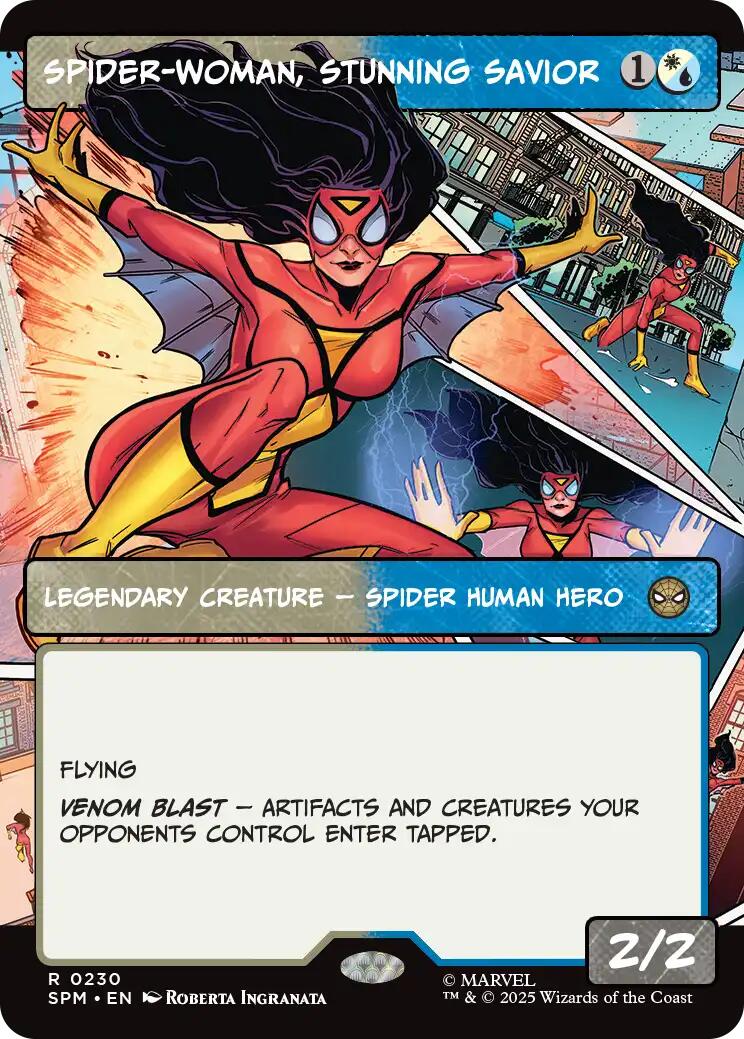 Spider-Woman, Stunning Savior (Borderless) [Marvel's Spider-Man] | Tabernacle Games