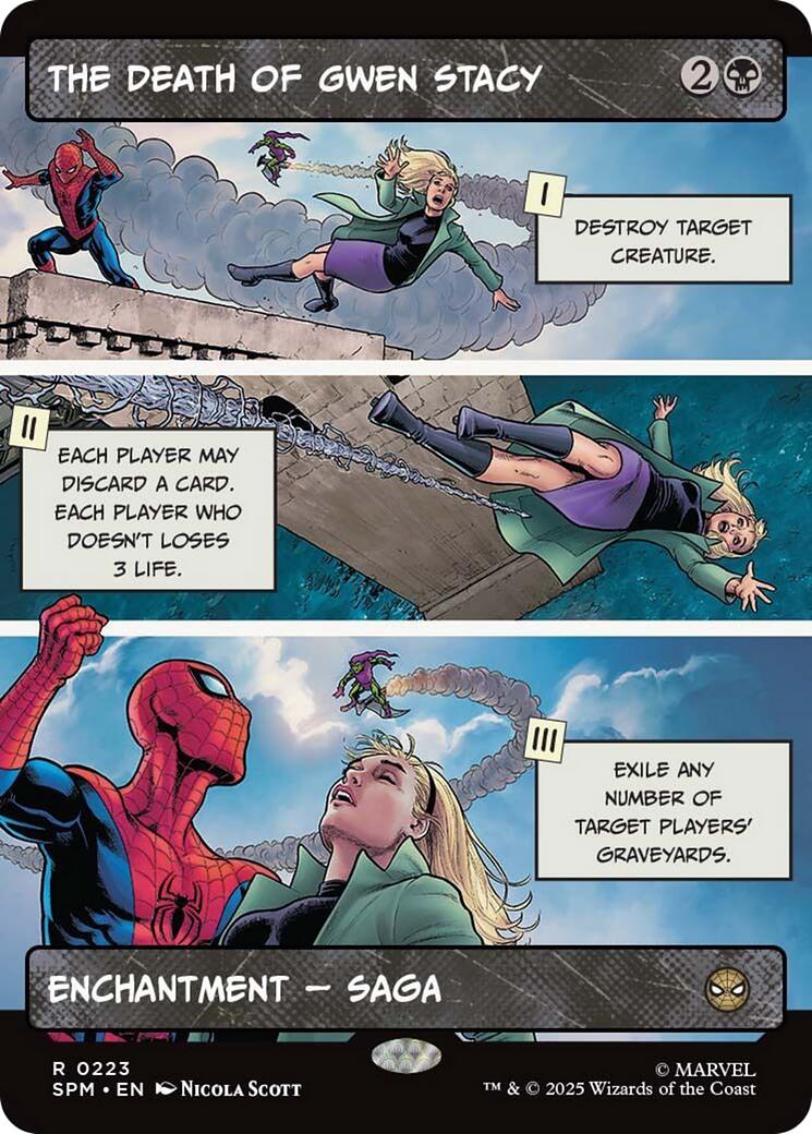 The Death of Gwen Stacy (Borderless) [Marvel's Spider-Man] | Tabernacle Games