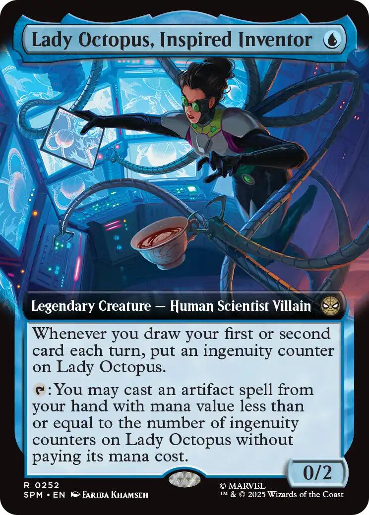 Lady Octopus, Inspired Inventor (Extended Art) [Marvel's Spider-Man] | Tabernacle Games