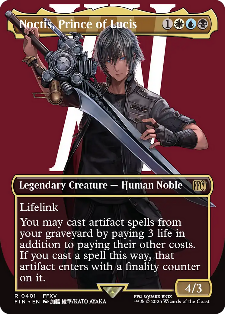 Noctis, Prince of Lucis (Borderless) [FINAL FANTASY] | Tabernacle Games
