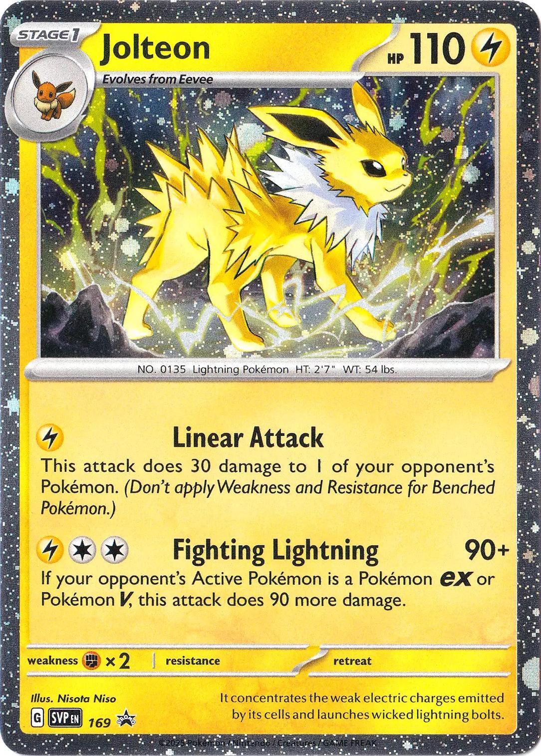 Jolteon (169) (Cosmos Holo) [Scarlet & Violet: Black Star Promos] | Tabernacle Games