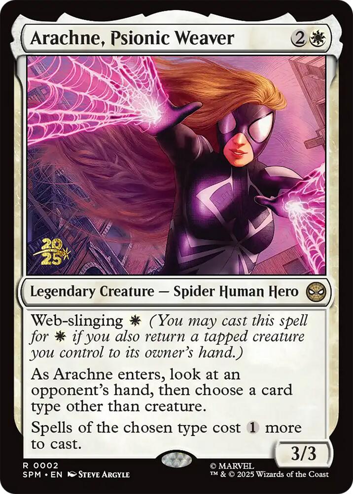 Arachne, Psionic Weaver [Marvel's Spider-Man Prerelease Promos] | Tabernacle Games