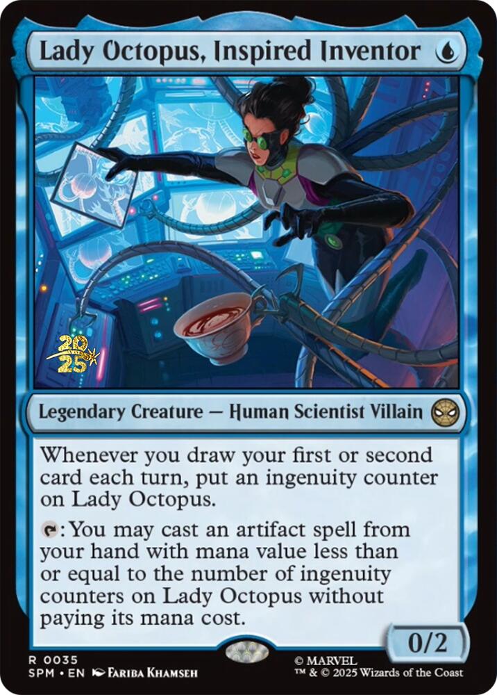 Lady Octopus, Inspired Inventor [Marvel's Spider-Man Prerelease Promos] | Tabernacle Games