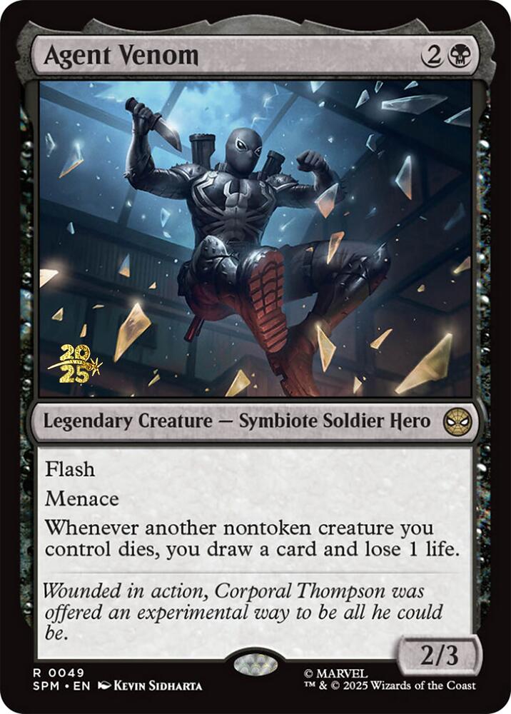 Agent Venom [Marvel's Spider-Man Prerelease Promos] | Tabernacle Games