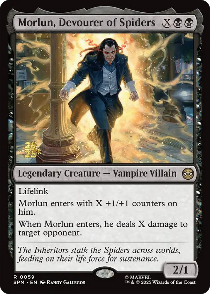Morlun, Devourer of Spiders [Marvel's Spider-Man Prerelease Promos] | Tabernacle Games