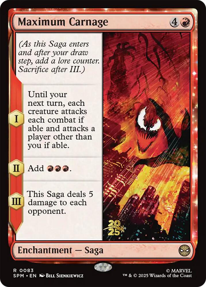 Maximum Carnage [Marvel's Spider-Man Prerelease Promos] | Tabernacle Games